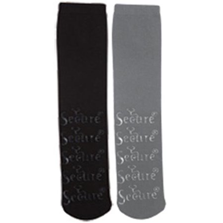 SECURE Secure SBS-1G Bariatric No-Slip Socks; Gray SBS-1G